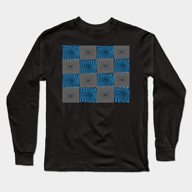 pattern design mixed geometric set Square abstract art Long Sleeve T-Shirt by JENNEFTRUST